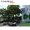 Auvent de carport à cadre en aluminium, toit en métal, économique et esthétique, étanche