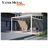 Terrasse extérieure électrique sur mesure volets électriques étanches toit pergola aluminium bioclimatique volets extérieurs étanches
