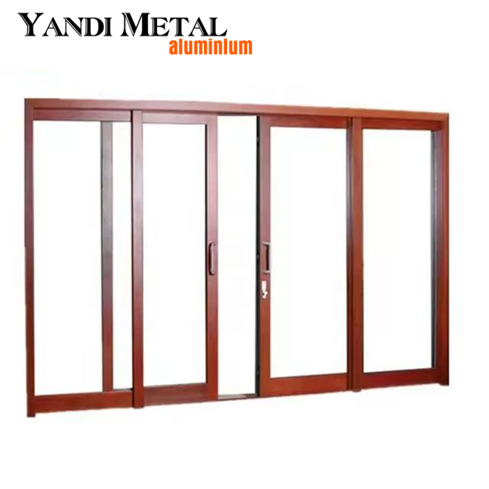 Persiennes à double vitrage Verre de fenêtre en aluminium Fenêtre à battants en aluminium Fenêtre coulissante en aluminium en alliage à rupture chaude