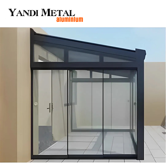 Solarium Solarium professionnel en aluminium personnalisé, jardin, maison en verre