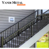 Balustrade de sécurité en aluminium pour escaliers de balcon, balustrade de sécurité personnalisée de haute qualité, pour couloir et chaussée