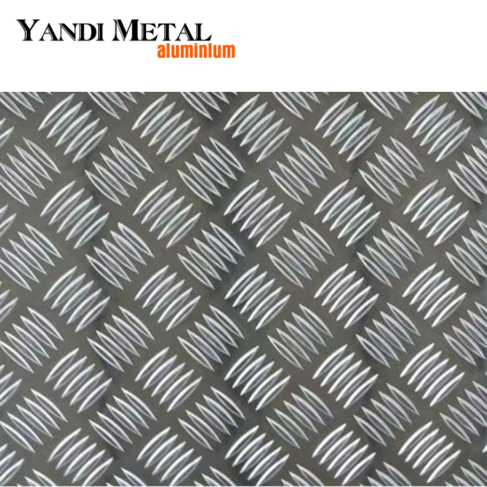 Diamond Stone 3003 5052 6061 Plaque de grille en aluminium Plaque d'aluminium perforée en relief