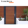 Conception de porte et de clôture composites bois-plastique de jardin WPC