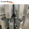 Coque de chargement de batterie de véhicule électrique personnalisée, profil de coque en aluminium CNC pour usine de source de centrale électrique