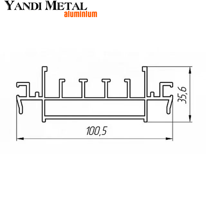 Faisant l'extrusion de tissu d'affichage d'extrusion de machine pour annoncer le profil en aluminium