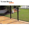Clôture en métal en alliage d'aluminium chaude, clôture décorative tubulaire en aluminium pour piscine et jardin