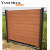 Clôture décorative de haute qualité pour jardin, patio, maison, semi ou totale intimité, panneaux de clôture en bois composite Wpc