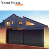 Fabricants personnalisés de luxe en alliage d'aluminium, double porte d'entrée de villa, porte d'entrée en aluminium moulé artistique