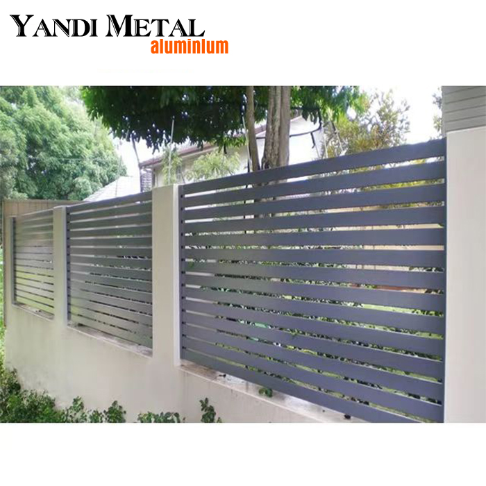 Yandi Aluminium Pop conçoit des clôtures décoratives en aluminium et des clôtures de jardin décoratives en aluminium