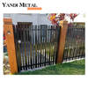 Réseau de profils de clôture de jardin en aluminium facile à installer et nécessitant peu d'entretien pour l'extérieur de la maison