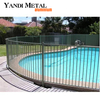 Fourniture de matériaux de clôture de haute qualité Clôture de champ de confidentialité pour jardin en métal extérieur, panneaux de clôture en aluminium