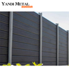 Clôture en aluminium en gros Clôture de sécurité de jardin Clôture de confidentialité de jardin Fabricant Yandi