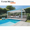 Vente chaude nouvelle pergola en aluminium volets d'ombrage extérieurs pergola volets de toit étanche