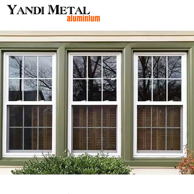 Nouveau design revêtement en poudre couleur personnalisée pas cher double verre aluminium fenêtre coulissante fournisseur supérieur