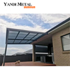 Pergola à persiennes mobile bioclimatique en aluminium de conception moderne en aluminium sur mesure de haute qualité