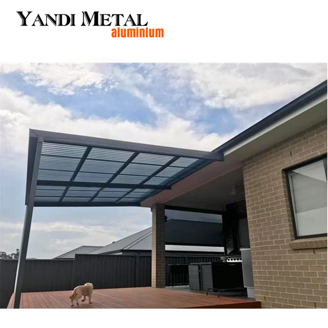 Pergola à persiennes mobile bioclimatique en aluminium de conception moderne en aluminium sur mesure de haute qualité