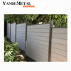 Clôture en plastique bois composite bois-plastique pour clôture de jardin de maison d'entrepôt