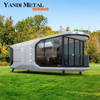 Maison préfabriquée Lit capsule spatiale Cabine d'hôtel Maison modulaire préfabriquée Capsule de camping Conteneur Famille Petite maison capsule pliante