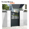 Conception de grille de porte principale en aluminium, conception en métal de grille de maison en aluminium coulissante en aluminium de sécurité à la maison