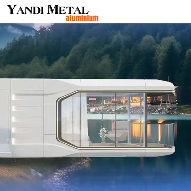 Chambre de conteneur de luxe Villa préférée Chambre capsule familiale portable avec chambre et salle de bain