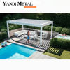 Kit de toit de pergola bioclimatique électrique étanche, auvent extérieur 3*3 3*4, persienne en aluminium, pavillon électrique