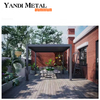 Terrasse extérieure électrique sur mesure volets électriques étanches toit pergola aluminium bioclimatique volets extérieurs étanches