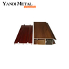 Profilé creux d'extrusion d'aluminium industriel, fabrication de fenêtres en aluminium Yandi Chine fabricant d'extrusion de fenêtre