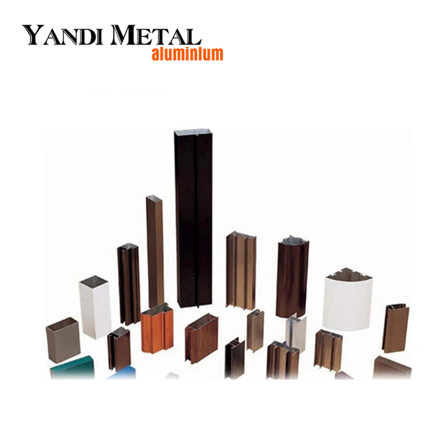 Profilés anodisés en aluminium sur mesure Portes coulissantes en verre Fenêtres en aluminium Matériaux de construction Extrusion de profilés en aluminium