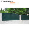 Les dernières portes extérieures portes tournantes automatiques en aluminium en métal privé portes en aluminium d'allée de maison