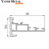Faisant l'extrusion de tissu d'affichage d'extrusion de machine pour annoncer le profil en aluminium