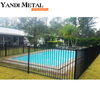 Clôture en métal en alliage d'aluminium chaude, clôture décorative tubulaire en aluminium pour piscine et jardin