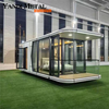 Nouvelle capsule spatiale de maison préfabriquée de haute qualité Conteneur d'hôtel Capsule de couchage familiale Petite maison mobile extérieure Capsule spatiale de luxe