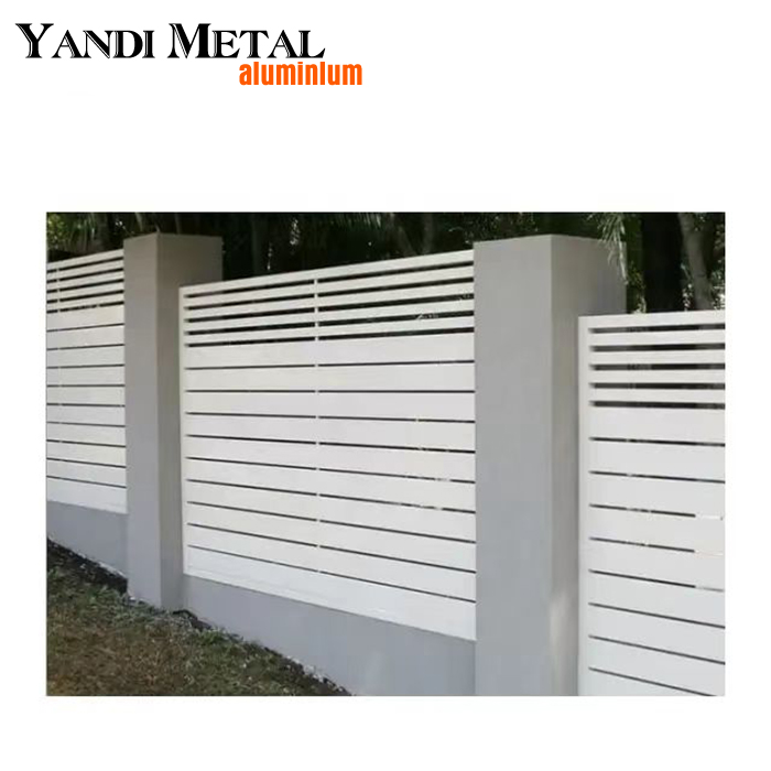 Clôture décorative de haute qualité pour jardin, patio, maison, panneaux muraux semi-ou complets de clôture d'intimité