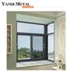 Yandi Maison de style moderne Windows Double vitrage fenêtre coulissante en aluminium de conception simple