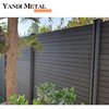 Clôture verticale à lattes en aluminium, bricolage, garniture extérieure de jardin, clôture à lattes horizontale, écran de panneau de clôture à lattes en aluminium pour confidentialité