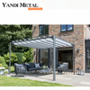 Gazebo moderne en aluminium avec volets réglables Gazebo en aluminium extérieur imperméable