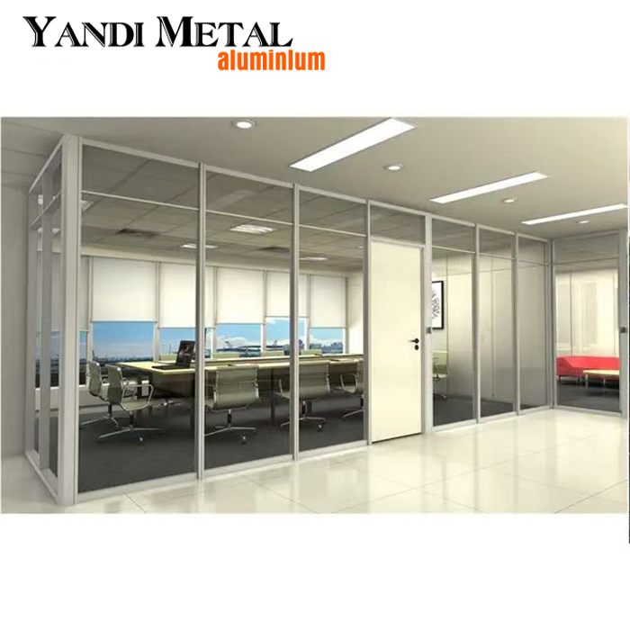 Portes pliantes doubles de balcon à impact d'ouragan de haute qualité Portes coulissantes à battants de patio pliantes en aluminium adaptées aux locaux commerciaux