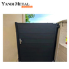 Mur d'enceinte décoratif en aluminium à porte unique, porte d'entrée en aluminium, porte principale, porte coulissante électrique en aluminium