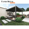 Yandi pergola en aluminium jardin extérieur tenture murale pergola en aluminium manuel électrique personnalisé pergola profil en aluminium