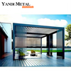 Pare-soleil imperméable, protection contre la pluie, pergola électrique moderne de luxe, volets extérieurs en aluminium, vente en gros