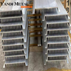 Profils en aluminium de radiateurs d'extrusion de radiateurs en aluminium expulsés par OEM