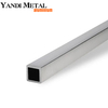Tube rectangulaire en aluminium série 6000, profilé carré anodisé en aluminium 6061/6063