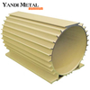 Fournisseur de profils d'extrusion d'aluminium, dissipateur thermique circulaire en aluminium/dissipateur thermique à boîtier en aluminium