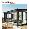 Solarium Solarium professionnel en aluminium personnalisé, jardin, maison en verre
