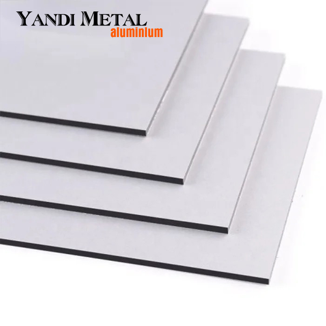 Étiquette en plaque composite d'aluminium avec revêtement PE, matériau ACM ACP