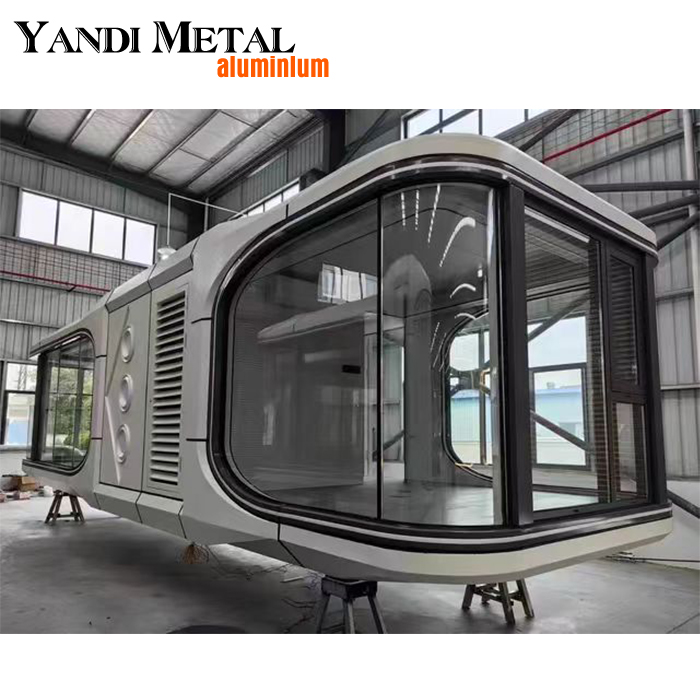 Nouvelle capsule spatiale de maison préfabriquée de haute qualité Conteneur d'hôtel Capsule de couchage familiale Petite maison mobile extérieure Capsule spatiale de luxe