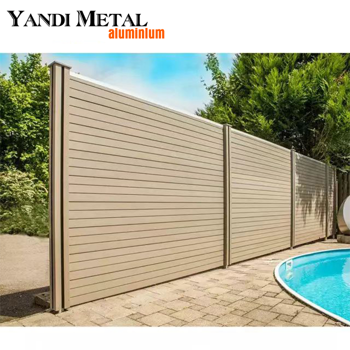 Panneaux composites décoratifs de haute qualité pour clôture de jardin, patio, maison, confidentialité, WPC, bricolage