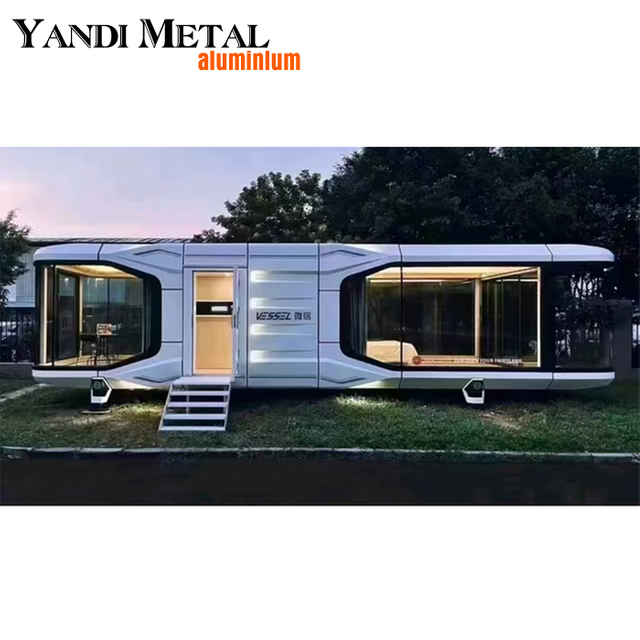 Mobil-home de luxe sur mesure Maisons préfabriquées pour une installation facile de maisons capsules spatiales à l'extérieur