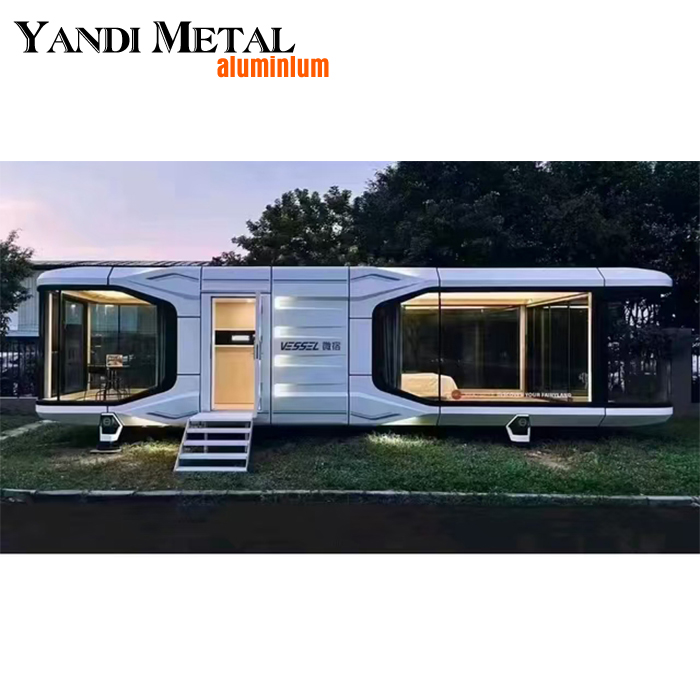 Mobil-home de luxe sur mesure Maisons préfabriquées pour une installation facile de maisons capsules spatiales à l'extérieur