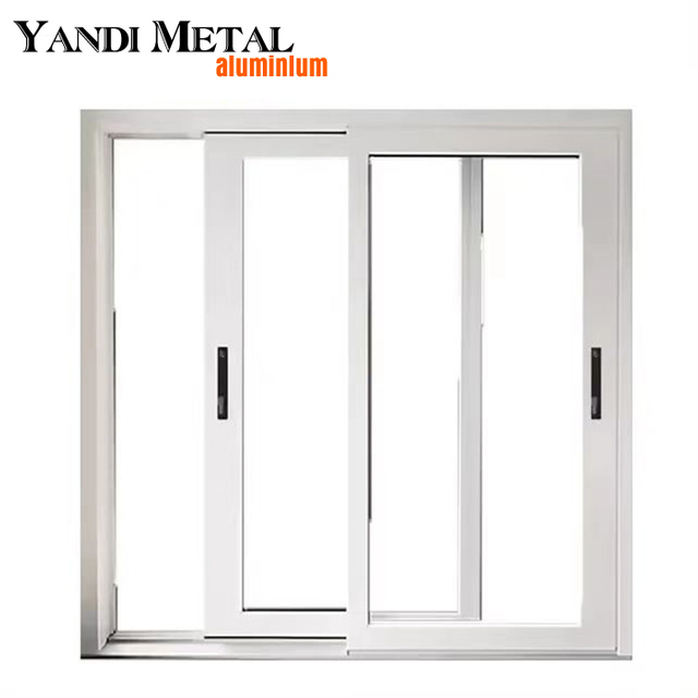 Conception moderne bon prix double fenêtre coulissante en verre fenêtre coulissante en verre français en aluminium sur mesure